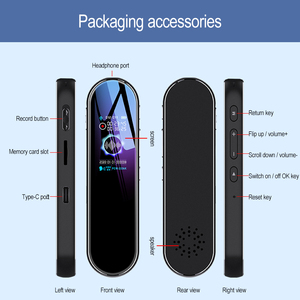 <strong>Small</strong> Mini Voice Recorder Professional Noise Reduction <strong>Recording</strong> <strong>Device</strong> Activated Audio Sound Digital Dictaphone USB 1536Kbps - Product Image 3