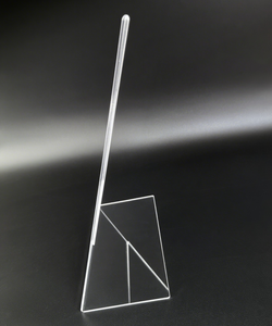 L-Hình Trong Suốt PMMA Bảng Chủ Thẻ A4/A5 Nghiêng Đứng Dấu Hiệu Hiển Thị Acrylic Máy Tính Để Bàn Quảng Cáo Cắt Uốn - Product Image 5
