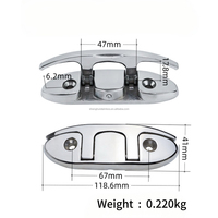 Accessoires de quai et de pont pour bateaux, kayaks et embarcations marines : Crampons de tirage pliables sur mesure pour voiliers, quincaillerie pour cordes et amarrage