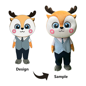 Empresa de publicidad comercial Marca Mascota Traje Trajes Mascota Fábrica Personalizada Alta calidad Animal de dibujos animados Oso Mascotte - Product Image 5
