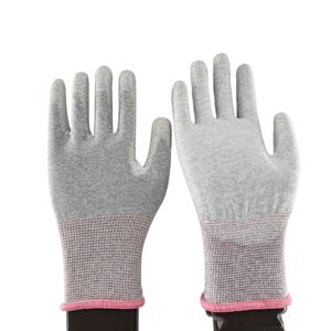 Guantes de Trabajo Electrónicos, Guantes Recubiertos de Fibra de Carbono en la Palma, Guantes Antiestáticos ESD - Product Image 2