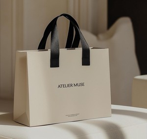 Tùy Chỉnh In Quần Áo Sang Trọng Bao Bì Bán Lẻ Quà Tặng Bền Nâu Tái Sử Dụng Mua Sắm Đồ Trang Sức Túi Giấy Với Xử Lý Cho Doanh Nghiệp - Product Image 3