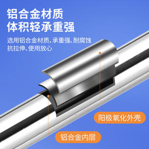 Muletas Médicas Ligeras de Doble Brazo para Mujeres Jóvenes que Recuperan Fracturas, Fundas de Goma Antideslizantes para Axila y Codo - Product Image 2