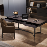 Meubles de table italiens de luxe modernes pour la maison, le bureau, le bureau informatique, la table d'écriture, nouveaux meubles de bureau décorés