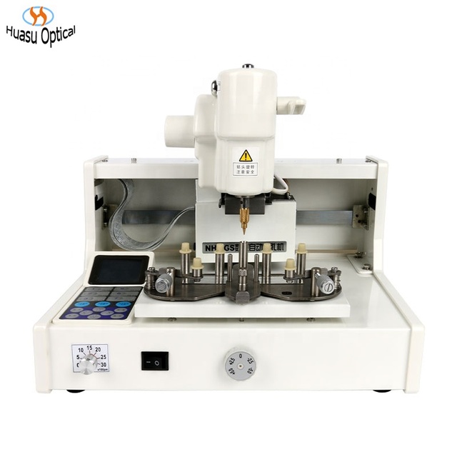 China Optics Equipment Digital Automatical Lens Driller Machine Optical Lens Drilling Equipment