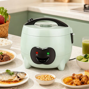 Hot Selling <b>Electric</b> Automatic Cooking Household Rice <b>Cooker</b> Ceramic Housing Non-Stick Inner Pot Custom Logo Cylinder Factory - Product Image 1