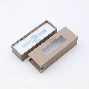 Child Resistant <b>Empty</b> 1g 2g Disposable Cardboard Drawer Cart <b>Box</b> Custom 1ml Cartridge Packaging Food Grade Art Glossy Lamination - Product Image 6
