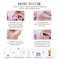 Fabricant OEM ODM Pure Botanicals Camélia Capsules de sérum d'huile pour le visage apaisantes pour la peau pour la sensibilité à la sécheresse et la matité