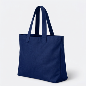 Sac fourre-tout en toile 100 % coton personnalisé COTTON FIELD Factory, sac de courses robuste avec poignée d'épaule, sac fourre-tout en toile personnalisé - Product Image 4