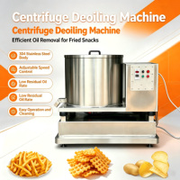 Industriële automatische ontvettingsmachine voor gefrituurd voedsel, ontvetter van roestvrij staal voor aardappelchips