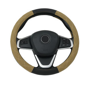 Housses <span class=keywords><strong>de</strong></span> volant en PU personnalisées avec design <span class=keywords><strong>de</strong></span> points <span class=keywords><strong>de</strong></span> diamant et <span class=keywords><strong>blocage</strong></span> <span class=keywords><strong>de</strong></span> couleur pour Toyota - Product Image 2