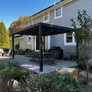 Pérgola de Aluminio para Patio, Motorizada, Retráctil, Bioclimática, para Jardín, con Sombra Exterior, de Madera y Plástico, para Balcón, DC-MG-100 - Product Image 1