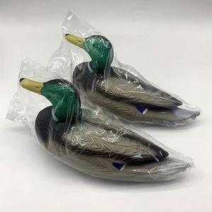 Ultra-Realistic Rustic Floating 14 Inches <b>Duck</b> Resin Statue Plastic <b>Duck</b> Decoy for <b>Garden</b> Natural Themed Landscaping - Product Image 2