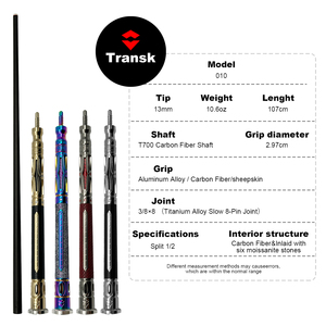 ชุดไม้คิวแทงพูล Transk Play Cue Jump Cue คาร์บอนไฟเบอร์ 2 ท่อน พร้อมด้ามต่อขยาย สีดำ กล่องใส่ 4 รู - Product Image 6