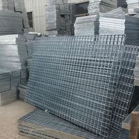Grille de plancher en acier galvanisé à chaud pour ponts et bâtiments, matériau de construction moderne, fabriquée à Foshan