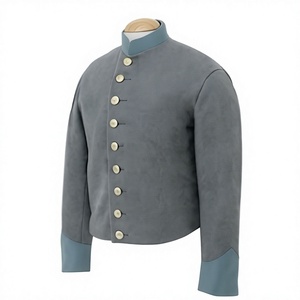 Chaqueta de Lana Vintage para Hombre, Cuello Alto, Reflectante, con Logotipo Personalizado, para Invierno y Actividades al Aire Libre - Product Image 4