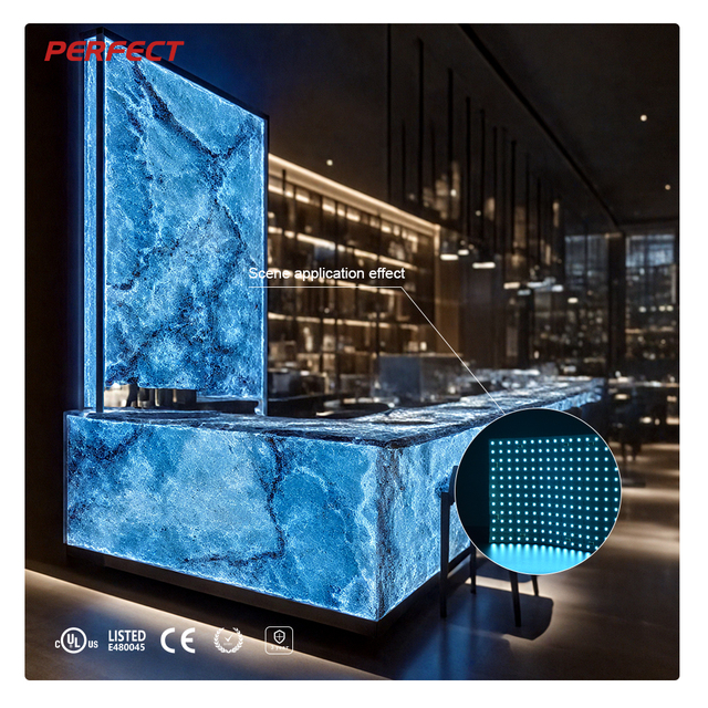 PERFECT Ultra Thin 300*300mm SMD5050 216LEDs/PC RGB Color Flexible Cuttable LED Sheet Panel Backlight for Translucent Stone
