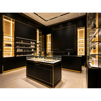 Vitrine de magasin de beauté et de cosmétiques haut de gamme, mobilier de vente au détail durable pour les boutiques de maquillage