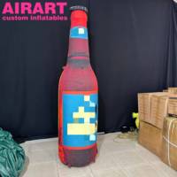 Bouteille gonflable publicitaire personnalisable pour la promotion