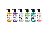 Nouveauté 500ml 2 en 1 Shampooing et après-shampoing pour animaux de compagnie avec huile d'amande, farine d'avoine et miel pour tous les chiens et chiots (MINT LAVANDE)