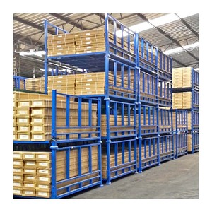 Mracking <span class=keywords><strong>Metal</strong></span> plegable resistente a la corrosión bastidores para neumáticos Almacén de almacenamiento ajustable bastidores apilables - Product Image 1