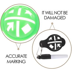 Stylo marqueur de balle de golf en plastique personnalisé pour la promotion, outil d'alignement, accessoires d'entraînement de golf - Product Image 2