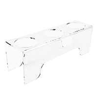 Présentoir de comptoir en acrylique pour cornets de glace, idéal pour la cuisine ou la vente au détail – Vente en gros usine