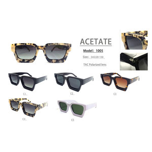 Gafas de sol rectangulares con montura gruesa, patrón de caparazón de tortuga, lentes degradadas, montura completa, unisex, protección UV400 para adultos - Product Image 3