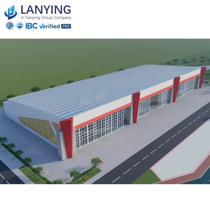 Cấu trúc thép máy bay hội thảo xây dựng thiết kế kim loại máy bay hangar Xây Dựng Nhà chứa máy bay bảo trì máy bay tiền chế - Product Image 3