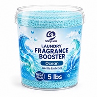 Perles de parfum pour lessive 5LB, très vendues, parfum frais longue durée, sans danger pour les bébés, dissolution rapide, fabrication OEM