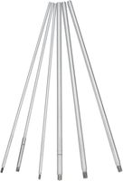 Kit de nettoyage universel pour armes à feu en laiton, 5 compartiments, durable, pour toutes les armes et calibres, pour le tir, la chasse et l'usage tactique