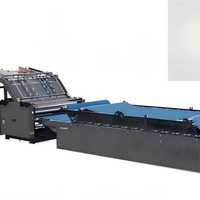 Machine à laminer semi-automatique pour carton ondulé