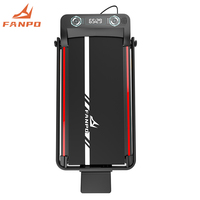 Treadmill dalam ruangan Mini lipat 2in1, bantalan jalan Motor penggerak HP 0.65 dengan tampilan LED untuk penggunaan rumahan Gym