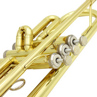 B Flat Brass Play Professionally Three Tones Musical Instruments for Band Instrument Brass