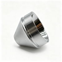 Réflecteur LED en aluminium CNC haute précision, surface lisse unique, réflecteur AL6063 pour lampe torche tactique