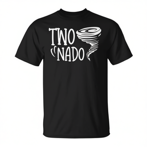 Camiseta para fiesta de cumpleaños número 2 con temática de Two Nado Tornado - Product Image 3