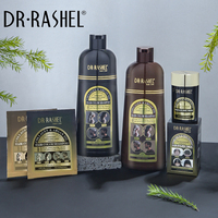 Dr Rashel Kollagen Arganöl Natur Schwarz Haarfarbe Shampoo 400ml