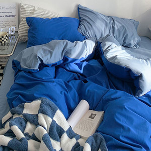 Hot Sale <strong>Double</strong> Spell Fashion Bedding Set Four Pieces <strong>Small</strong> Fresh Cotton <strong>Bed</strong> <strong>Sheet</strong> Quilt Cover <strong>Bed</strong> Cover Luxury <strong>Bed</strong> <strong>Sheets</strong> - Product Image 4