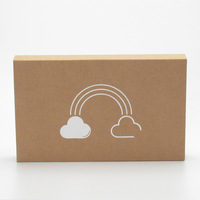 Vente en gros de boîtes postales d'expédition en papier ondulé brun kraft de taille personnalisée pour cadeaux boîtes à dessin en carton kraft