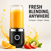 Fabriekslevering 3.7V USB oplaadbare mini-formaat draagbare krachtige blender ijsblender draagbare milkshakemachine