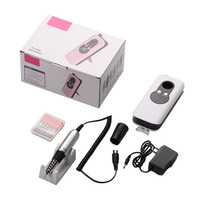 WELLFLYER NAEQ-008 Mini perceuse à ongles électrique rechargeable portable de haute qualité 0-35000 tr/min outils de salon d'art des ongles polisseuse à ongles