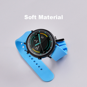 Cinturino per orologio in TPU con estremità curva in gomma siliconica compatibile con <span class=keywords><strong>Huawei</strong></span> <span class=keywords><strong>Band</strong></span> 6/Pro, cinturino sportivo di ricambio leggero e resistente al sudore - Product Image 4