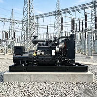 Groupe électrogène diesel de type ouvert CE ISO 300 kW, triphasé, puissance de 375 kVA pour chantier de construction et usage intensif en usine