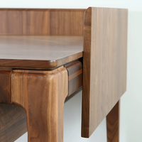 Bureau d'ordinateur en bois massif personnalisable, table d'étude de luxe en bois avec une finition artisanale raffinée