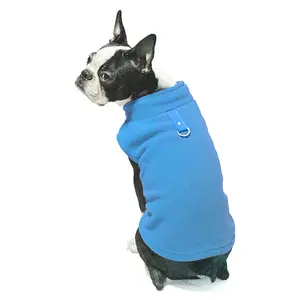 Pet Clothes Europe and America Hot Products Thickened Solid Color Fleece Pet Vest Manufacturers Spot Dog Clothes