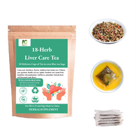 Teh Kesehatan TCM 18 Rasa Langsung dari Pabrik, Teh Herbal Tradisional untuk Perawatan Hati & Tubuh, Campuran Alami - OEM & MOQ Rendah