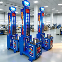 Machine de boxe à monnayeur pour tester la force, jeu d'arcade Big Hit Hammer, idéale pour les événements de carnaval - Vente Flash