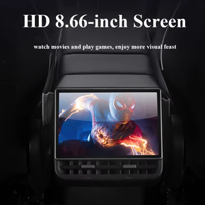 Lecteur DVD de voiture Lancol 8,66 pouces <span class=keywords><strong>4</strong></span>+64G 4G pour l'écran arrière du Model Y, écran tactile multimédia, aide au recul, placement sur appuie-tête - Product Image 2