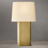 Lámpara de Mesa de Acero y Lino, LED Regulable, Luz de Noche para Dormitorio, Sala de Estar, Decoración del Hogar, Solución de Iluminación Residencial Minimalista