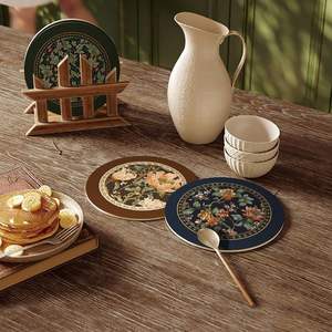 Posavasos redondo Biyi de 14 cm, tapete aislante de calor de secado rápido para taza de té, plato, mantel individual para comedor, tapete para tazón - Product Image 3